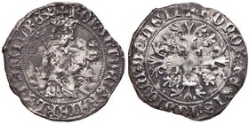 ZECCHE ITALIANE - NAPOLI - Roberto d'Angiò (1309-1343) - Gigliato - Il Re seduto in trono /R Croce gigliata P.R. 1/2; MIR 28 (AG g. 3,95) Sedimenti
b...