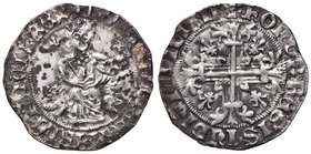 ZECCHE ITALIANE - NAPOLI - Roberto d'Angiò (1309-1343) - Gigliato - Il Re seduto in trono /R Croce gigliata P.R. 1/2; MIR 28 (AG g. 3,99) Sedimenti
b...