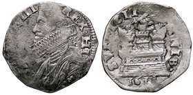 ZECCHE ITALIANE - NAPOLI - Filippo III (1598-1621) - 15 Grana 1618 P.R. 14; MIR 208/1 AG
qBB