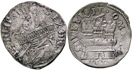 ZECCHE ITALIANE - NAPOLI - Filippo III (1598-1621) - 15 Grana 1619 P.R. 15; MIR 208/2 AG
BB