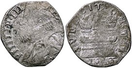 ZECCHE ITALIANE - NAPOLI - Filippo III (1598-1621) - 15 Grana 1619 P.R. 15; MIR 208/2 AG
meglio di MB