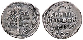 ZECCHE ITALIANE - NAPOLI - Filippo III (1598-1621) - 3 Cinquine - Leggenda in corona d'alloro /R Scettro coronato con rami di ulivo e spighe P.R. 20a;...