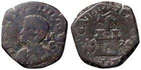 ZECCHE ITALIANE - NAPOLI - Filippo IV (1621-1665) - 9 Cavalli 1626 P.R. 80; MIR 263/1 R CU
MB-BB