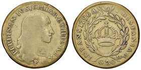 ZECCHE ITALIANE - NAPOLI - Ferdinando IV di Borbone (primo periodo, 1759-1799) - Tarì 1796 (AG g. 4,32) Falso d'epoca
MB-BB