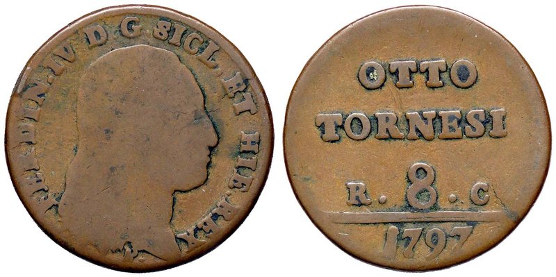 ZECCHE ITALIANE - NAPOLI - Ferdinando IV di Borbone (primo periodo, 1759-1799) -...