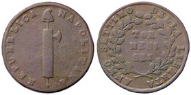 ZECCHE ITALIANE - NAPOLI - Repubblica Napoletana (1799) - 6 Tornesi 1799 P.R. 3; Mont. 334 R CU
BB+