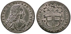 SAVOIA - Carlo Emanuele III (1730-1773) - 2,5 Soldi 1735 Mont. 52 R MI Ex asta Negrini 27, lotto 2004
bello SPL