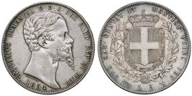 SAVOIA - Vittorio Emanuele II (1849-1861) - 5 Lire 1854 G Pag. 377; Mont. 49 R AG
BB+