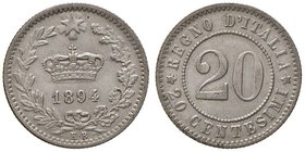 SAVOIA - Umberto I (1878-1900) - 20 Centesimi 1894 KB Pag. 611; Mont. 58 NI
FDC