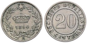 SAVOIA - Umberto I (1878-1900) - 20 Centesimi 1894 R Pag. 610; Mont. 57 NI
SPL+