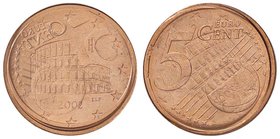 REPUBBLICA ITALIANA - Repubblica Italiana (monetazione in euro) (2002) - 5 Centesimi 2002 CU Doppia ribattitura
FDC