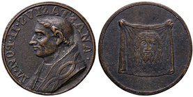 MEDAGLIE - PAPALI - Anastasio II (496-498) - Medaglia - Busto a s. /R Immagine del volto di Cristo su telo AE Ø 41
BB+