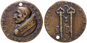 MEDAGLIE - PAPALI - Pio III (1503) - Medaglia - Busto a s. /R Chiavi AE Ø 42 Foro
BB+
