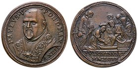 MEDAGLIE - PAPALI - Paolo V (1605-1621) - Medaglia A. XIIII - Busto trequarti a s. /R Lavanda dei piedi AE Ø 28
qFDC