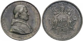 MEDAGLIE - PAPALI - Pio IX (1866-1870) - Medaglia 1869 - Concilio Ecumenico Vaticano - Busto del Papa a d. /R Stemma MB Opus: Massonet Ø 50
SPL+