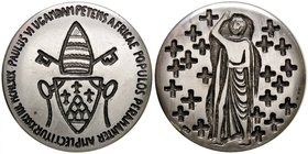 MEDAGLIE - PAPALI - Paolo VI (1963-1978) - Medaglia 1969 - Viaggio in Uganda AG Ø 44
qFDC