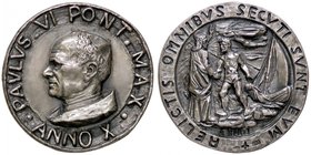 MEDAGLIE - PAPALI - Paolo VI (1963-1978) - Medaglia A. X Mont. 26 AG
FDC