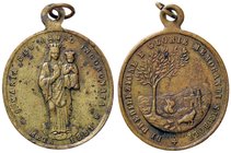 MEDAGLIE - RELIGIOSE - Medaglia Madonna del Lauro R AE mm 32x42
SPL