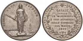 MEDAGLIE - CITTA' - Casale - Medaglia 1897 - Ai caduti nelle giornate del marzo 1849 PE Opus: Jhonson Ø 44
BB
