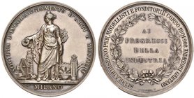 MEDAGLIE - CITTA' - Milano - Medaglia Società d'incoraggiamento 'Arte e Mestieri RR AG Opus: Cossa Ø 50
qFDC