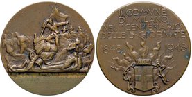 MEDAGLIE - CITTA' - Milano - Medaglia 1848-1948 100° anniversario delle 5 giornate AE Ø 40
SPL