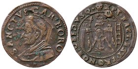 MEDAGLIE - CITTA' - Venezia - Medaglia Scuola di San Carlo Borromeo - Busto del Santo a s. /R Cristo con i simboli della passione Voltolina 855 R AE Ø...