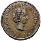 MEDAGLIE - PERSONAGGI - Alba Terenzia (madre di Otone) (I° sec.) - Medaglia (XVIII secolo) PE Ø 56 Foro
BB+