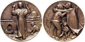 MEDAGLIE - PERSONAGGI - Angelo Grilli (1932-2015) - Medaglia 2007 - Pavia, visita del Pontefice Grilli 86 AE dorato Ø 70 In confezione
FDC