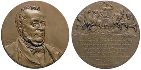 MEDAGLIE - PERSONAGGI - Camillo Benso conte di Cavour (1810-1861) - Medaglia 1910 - Centenario della nascita AE Opus: Gattoni Ø 52
qFDC