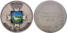 MEDAGLIE - VARIE - Medaglia Città di Fasano (AG g. 77,35) Ø 50
qFDC