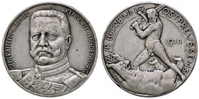 MEDAGLIE ESTERE - GERMANIA - PRUSSIA - Guglielmo II (1888-1918) - Medaglia 1914 - Vittoria sulla Russia AG Ø 34
BB-SPL