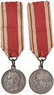 MEDAGLIE ESTERE - RUSSIA - Nicola II (1894-1917) - Medaglia Al merito di servizio AG Ø 30 Colpetti
BB