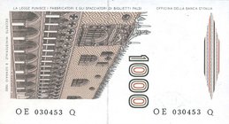 CARTAMONETA - BANCA d'ITALIA - Repubblica Italiana (monetazione in lire) (1946-2001) - 1.000 Lire - Marco Polo 18/01/1988 Alfa 731; Lireuro 57E Ciampi...