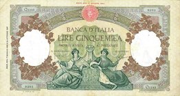 CARTAMONETA - BANCA d'ITALIA - Repubblica Italiana (monetazione in lire) (1946-2001) - 5.000 Lire - Rep. Marinare (medusa) 07/01/1963 Alfa 794; Lireur...