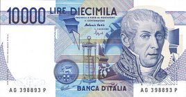 CARTAMONETA - BANCA d'ITALIA - Repubblica Italiana (monetazione in lire) (1946-2001) - 10.000 Lire - Volta 16/10/1995 Alfa 874; Lireuro 76G Fazio/Spez...