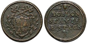 PESI MONETALI - ROMA - Alessandro VII (1655-1667) - Doblone - Stemma entro ghirlanda /R DOBLON STAMPE E SPAGN (BR g. 13,2) Ø 31
BB