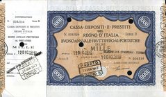 VARIE - Buoni Cassa depositi e prestiti, Torino 1943
SPL