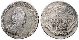FALSI (da studio, moderni, ecc.) - Falsi (da studio, moderni, ecc.) - Caterina II (1762-1796) - 10 Copechi 1795 Bitkin 517 (AG g. 1,85)
BB