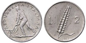 FALSI (da studio, moderni, ecc.) - Falsi (da studio, moderni, ecc.) - Repubblica Italiana (monetazione in lire) (1946-2001) - 2 Lire 1947 (IT g. 2,08)...