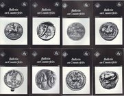 BIBLIOGRAFIA NUMISMATICA - RIVISTE Bulletin on Counterfeits (Bollettino delle contraffazioni) - 1986/1 e 2, 1987/1 e 2, 1980/5, 1988/1 e 2, 1989/1 e 2...