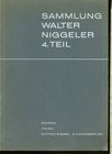 BIBLIOGRAFIA NUMISMATICA - CATALOGHI D'ASTA Bank Leu & Munzen und Medallen, Asta Basel del 3-4 novembre 1967, Sammlung Walter Niggler IV Teil., Schwei...