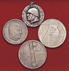LOTTI - Medaglie PERSONAGGI - Benito Mussolini, lotto di 4 medaglie
BB÷SPL