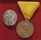 LOTTI - Medaglie Estere VARIE - Germania 1897 e Cecoslovacchia distintivo
qSPL÷qFDC