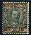 AREA ITALIANA - ITALIA REGNO - Posta Ordinaria 1910 Vittorio Em. III (91) Cat. 250 €
NN