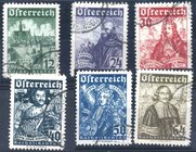 FILATELIA - EUROPA - AUSTRIA - Posta Ordinaria 1933 - Assedio di Vienna Un. 431/36 Cat. 350 €
US