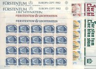 FILATELIA - EUROPA - LIECHTENSTEIN - Posta Ordinaria 1975, 76, 77, 78, 80, 82 E 83 - Europa Lotto di 14 minifogli
NN