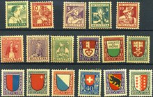 FILATELIA - EUROPA - SVIZZERA - Posta Ordinaria 1915-1921 Serie del periodo Molto freschi e diversi valori integri - Cat. 300 €
NL