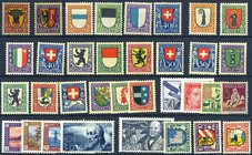 FILATELIA - EUROPA - SVIZZERA - Posta Ordinaria 1918-1930 Serie del periodo Cat. 195 €
NN