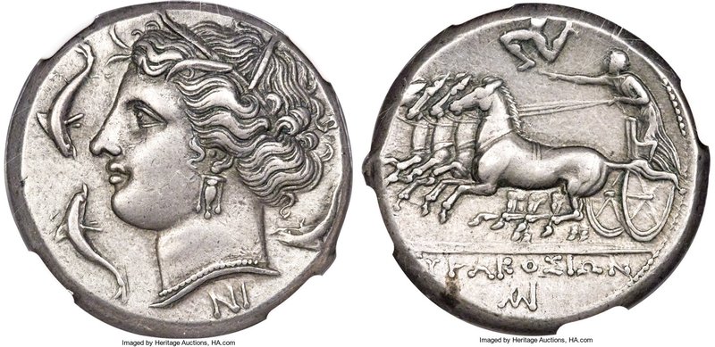 SICILY. Syracuse. Agathocles (317-289 BC). AR tetradrachm (25mm, 17.08 gm, 11h)....
