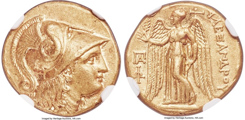 MACEDONIAN KINGDOM. Alexander III the Great (336-323 BC). AV stater (18mm, 8.50 ...